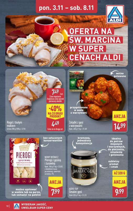 Aldi - gazetka promocyjna Weekend super cen w Aldi! od czwartku 06.11 do soboty 08.11 - strona 10