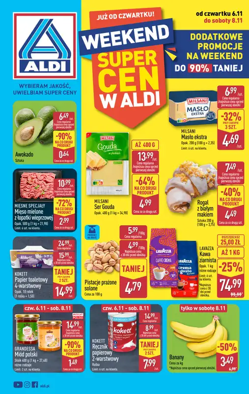 Aldi - gazetka promocyjna Weekend super cen w Aldi!  