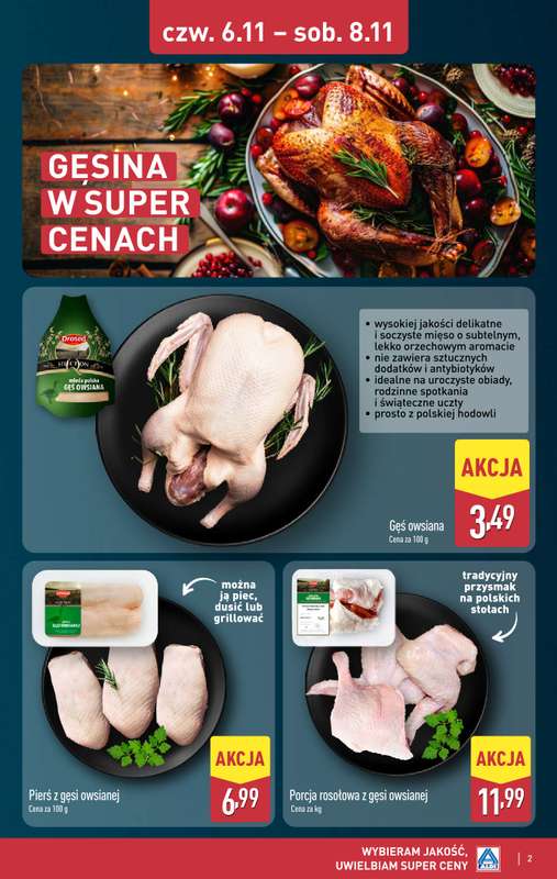 Aldi - gazetka promocyjna Oferta na Św. Marcina w super cenach Aldi! od poniedziałku 03.11 do soboty 08.11 - strona 2