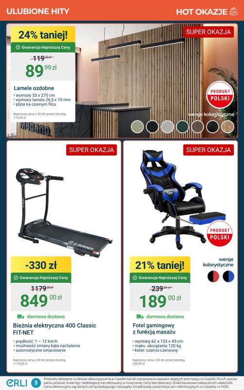 Erli - gazetka promocyjna Zakupowe BESTSELLERY tygodnia! od poniedziałku 03.11 do niedzieli 09.11 - strona 3