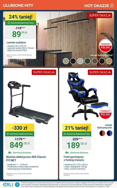 Erli - gazetka promocyjna Zakupowe BESTSELLERY tygodnia! od poniedziałku 03.11 do niedzieli 09.11 - strona 3