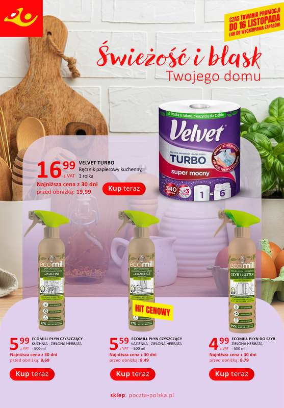 Poczta Polska - gazetka promocyjna Gazetka od poniedziałku 03.11 do niedzieli 16.11 - strona 5