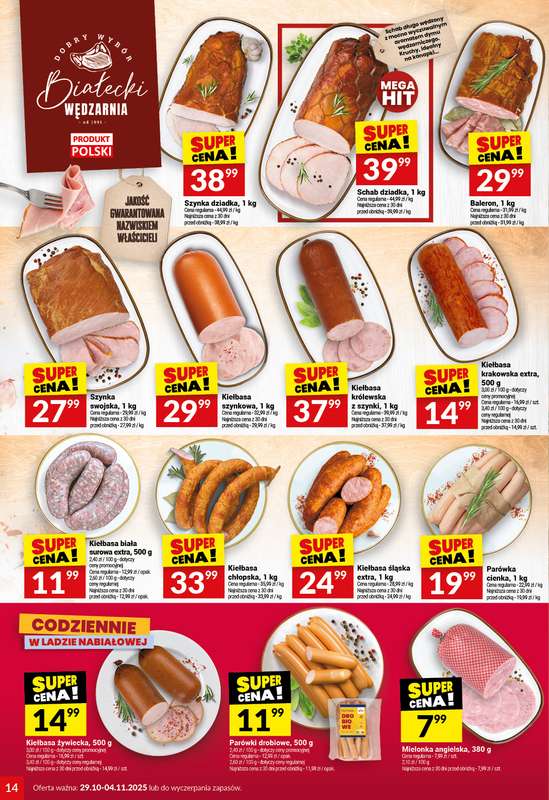 Twój Market - gazetka promocyjna Gazetka od środy 29.10 do wtorku 04.11 - strona 14