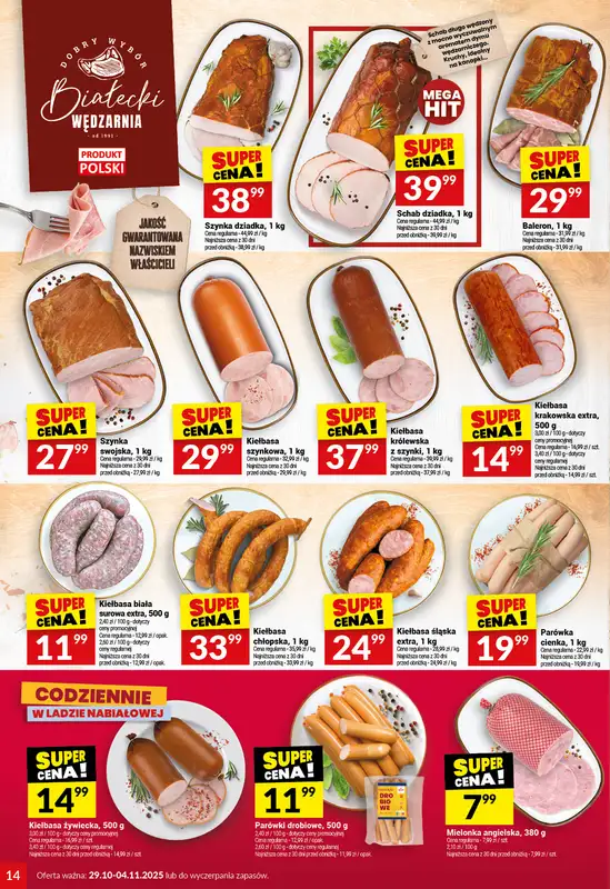 Twój Market - gazetka promocyjna Gazetka od środy 29.10 do wtorku 04.11 - strona 14