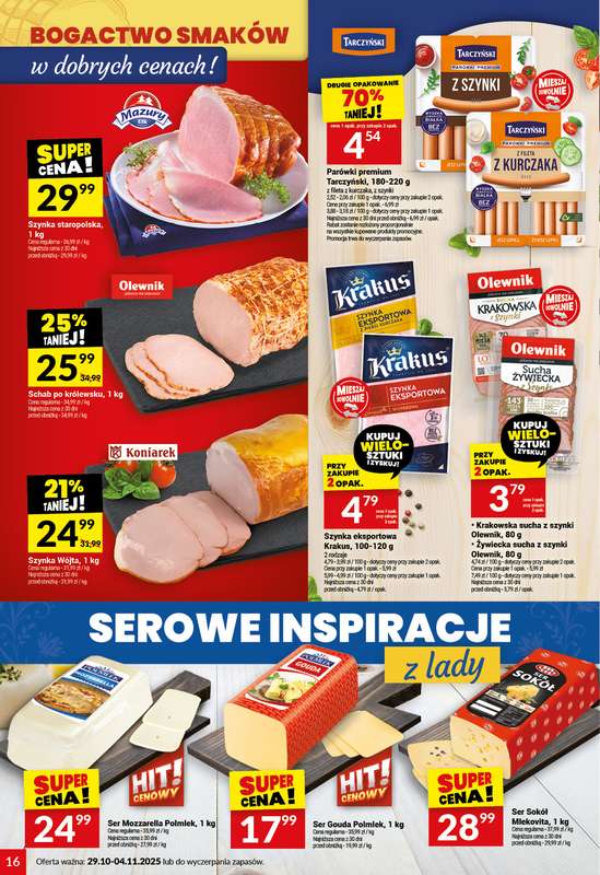 Twój Market - gazetka promocyjna Gazetka od środy 29.10 do wtorku 04.11 - strona 16