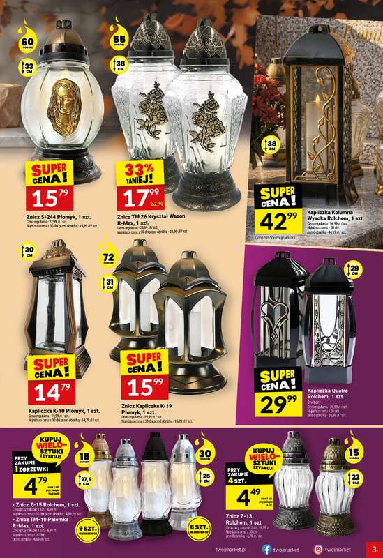 Twój Market - gazetka promocyjna Gazetka od środy 29.10 do wtorku 04.11 - strona 3
