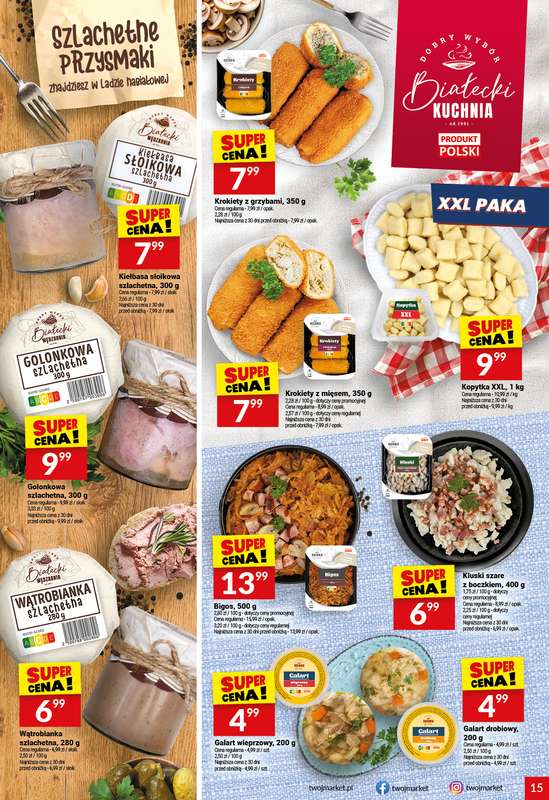 Twój Market - gazetka promocyjna Gazetka od środy 29.10 do wtorku 04.11 - strona 15