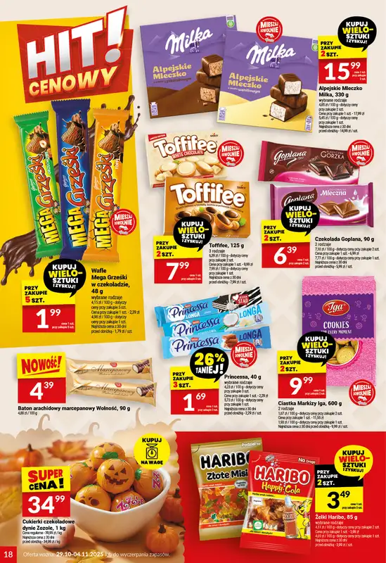 Twój Market - gazetka promocyjna Gazetka od środy 29.10 do wtorku 04.11 - strona 18