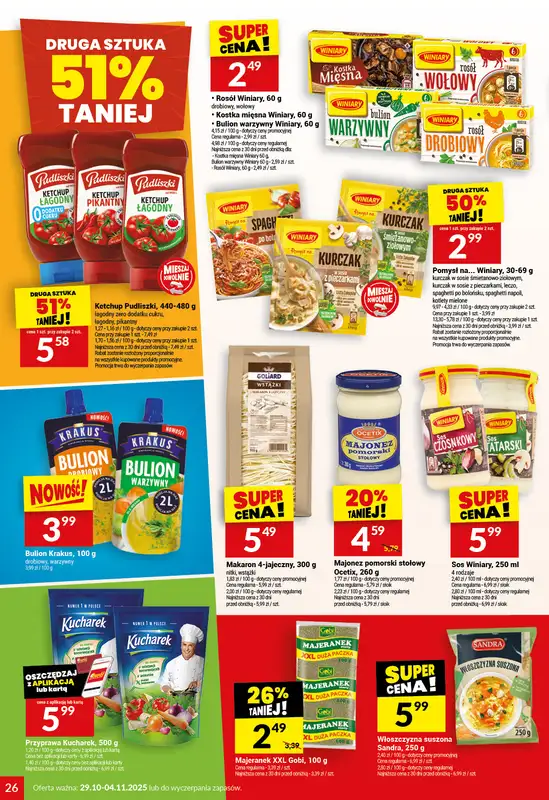 Twój Market - gazetka promocyjna Gazetka od środy 29.10 do wtorku 04.11 - strona 26