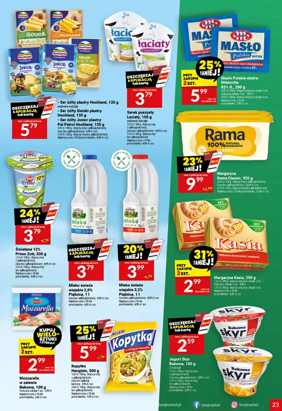 Twój Market - gazetka promocyjna Gazetka od środy 29.10 do wtorku 04.11 - strona 23