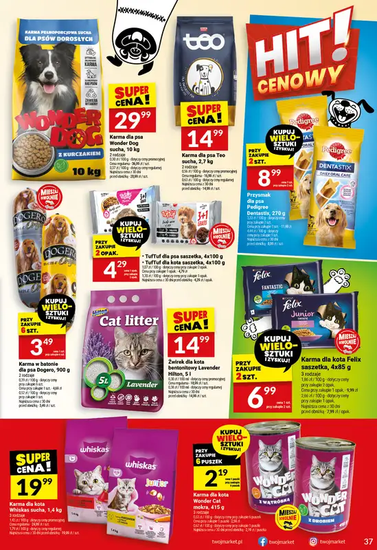 Twój Market - gazetka promocyjna Gazetka od środy 29.10 do wtorku 04.11 - strona 37