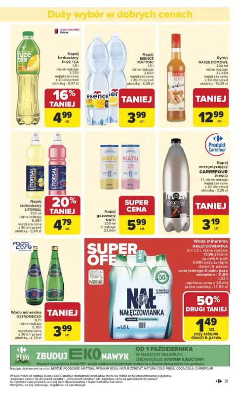 Carrefour - gazetka promocyjna Gazetka Carrefour od poniedziałku od poniedziałku 03.11 do soboty 08.11 - strona 33