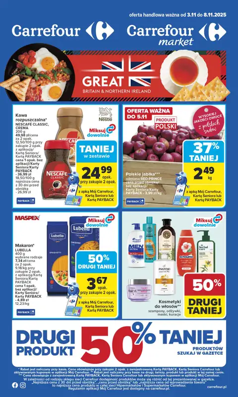 Carrefour - gazetka promocyjna Gazetka Carrefour od poniedziałku  