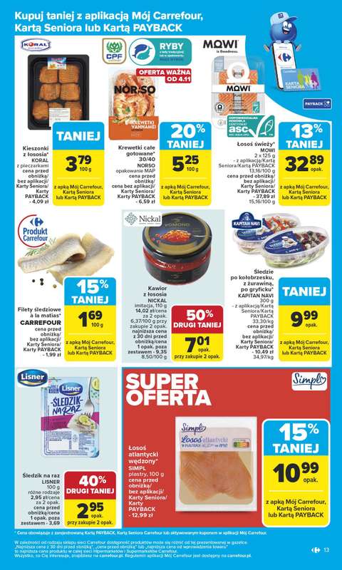 Carrefour - gazetka promocyjna Gazetka Carrefour od poniedziałku od poniedziałku 03.11 do soboty 08.11 - strona 15