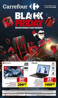 Carrefour - gazetka promocyjna Gazetka Black Friday od poniedziałku od poniedziałku 03.11 do soboty 15.11