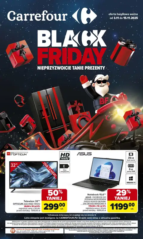 Carrefour - gazetka promocyjna Gazetka Black Friday od poniedziałku  