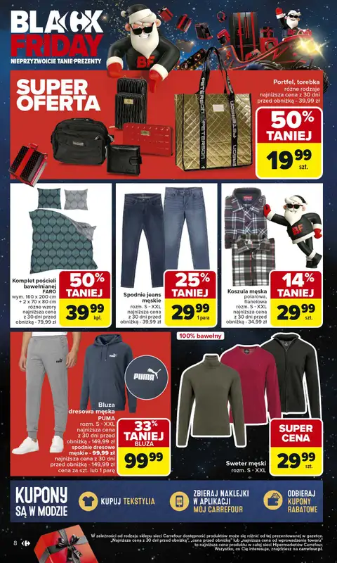 Carrefour - gazetka promocyjna Gazetka Black Friday od poniedziałku od poniedziałku 03.11 do soboty 15.11 - strona 8