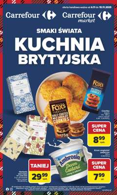 Carrefour - gazetka promocyjna Gazetka Kuchnia brytyjska od wtorku od wtorku 04.11 do soboty 15.11