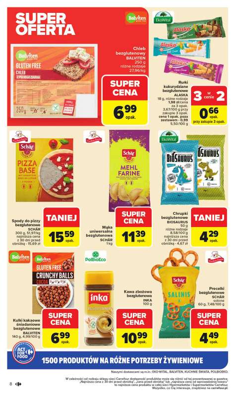 Carrefour - gazetka promocyjna Gazetka Act for food od poniedzia艂ku od poniedzia艂ku 03.11 do soboty 15.11 - strona 8 Carrefour - gazetka promocyjna Gazetka Act for food od poniedzia艂ku od poniedzia艂ku 03.11 do soboty 15.11 - strona 8