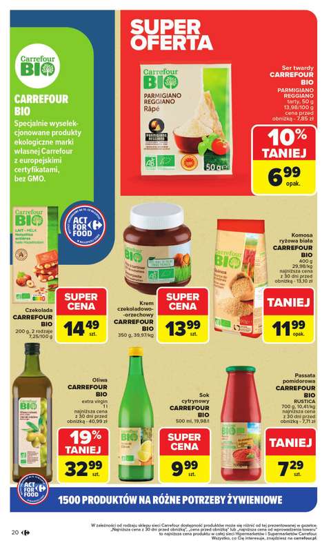Carrefour - gazetka promocyjna Gazetka Act for food od poniedzia艂ku od poniedzia艂ku 03.11 do soboty 15.11 - strona 20 Carrefour - gazetka promocyjna Gazetka Act for food od poniedzia艂ku od poniedzia艂ku 03.11 do soboty 15.11 - strona 20