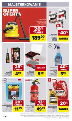 Carrefour - gazetka promocyjna Gazetka Łap super okazje od poniedziałku od poniedziałku 03.11 do soboty 15.11 - strona 6 Carrefour - gazetka promocyjna Gazetka Łap super okazje od poniedziałku od poniedziałku 03.11 do soboty 15.11 - strona 6
