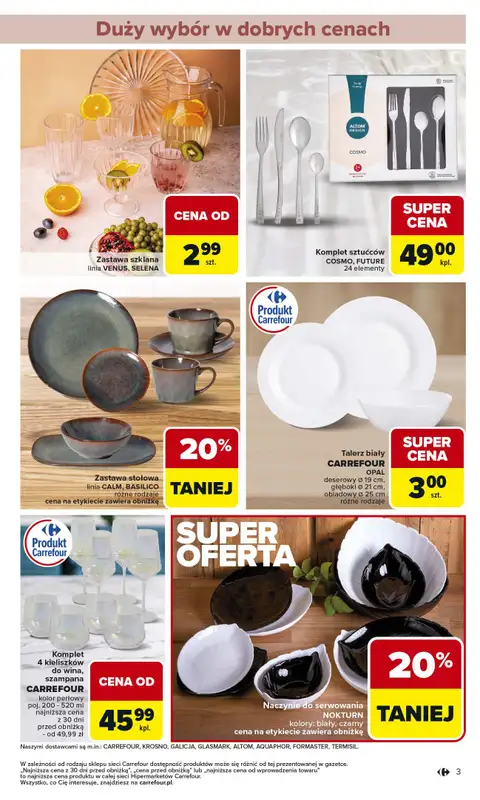 Carrefour - gazetka promocyjna Gazetka Łap super okazje od poniedziałku   - strona 3