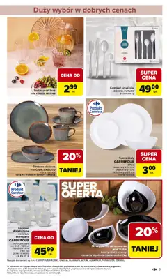 Carrefour - gazetka promocyjna Gazetka Łap super okazje od poniedziałku od poniedziałku 03.11 do soboty 15.11 - strona 3 Carrefour - gazetka promocyjna Gazetka Łap super okazje od poniedziałku od poniedziałku 03.11 do soboty 15.11 - strona 3