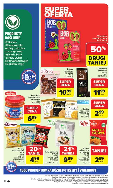 Carrefour Market - gazetka promocyjna Gazetka Act for food od poniedzia艂ku od poniedzia艂ku 03.11 do soboty 15.11 - strona 22 Carrefour Market - gazetka promocyjna Gazetka Act for food od poniedzia艂ku od poniedzia艂ku 03.11 do soboty 15.11 - strona 22