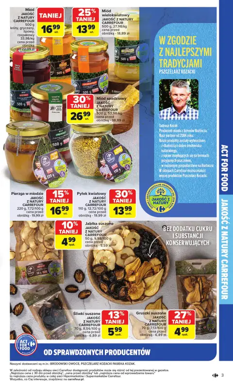 Carrefour Market - gazetka promocyjna Gazetka Act for food od poniedziałku   - strona 3