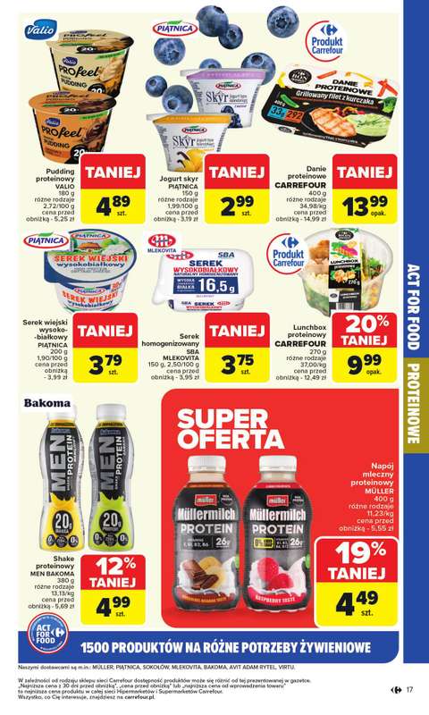 Carrefour Market - gazetka promocyjna Gazetka Act for food od poniedziałku od poniedziałku 03.11 do soboty 15.11 - strona 17