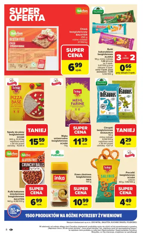 Carrefour Market - gazetka promocyjna Gazetka Act for food od poniedziałku od poniedziałku 03.11 do soboty 15.11 - strona 8