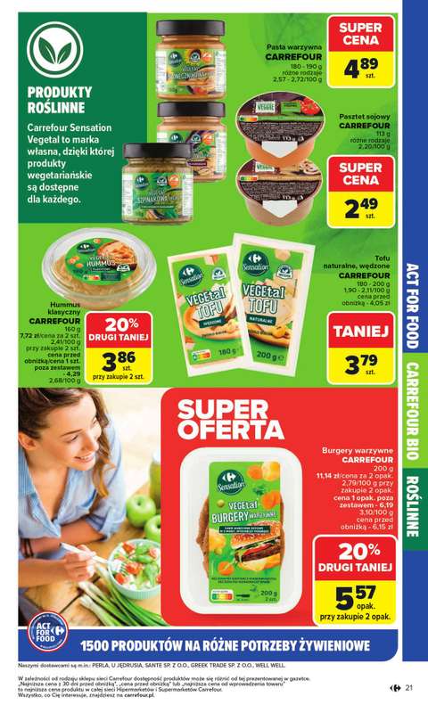 Carrefour Market - gazetka promocyjna Gazetka Act for food od poniedzia艂ku od poniedzia艂ku 03.11 do soboty 15.11 - strona 21 Carrefour Market - gazetka promocyjna Gazetka Act for food od poniedzia艂ku od poniedzia艂ku 03.11 do soboty 15.11 - strona 21