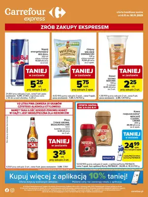 Carrefour Express - gazetka promocyjna Gazetka Express od wtorku 04.11 do poniedziałku 10.11 Carrefour Express - gazetka promocyjna Gazetka Express od wtorku 04.11 do poniedziałku 10.11