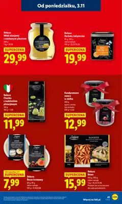 Lidl - gazetka promocyjna Oferta od poniedziałku od poniedziałku 03.11 do środy 05.11 - strona 43