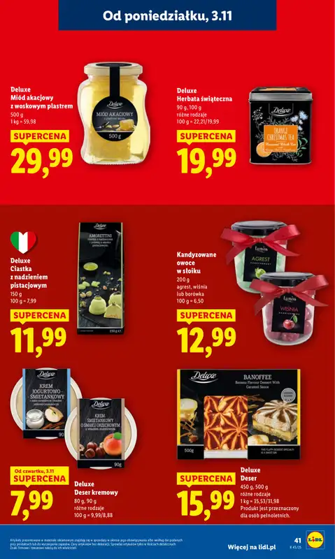 Lidl - gazetka promocyjna Oferta od poniedziałku od poniedziałku 03.11 do środy 05.11 - strona 43