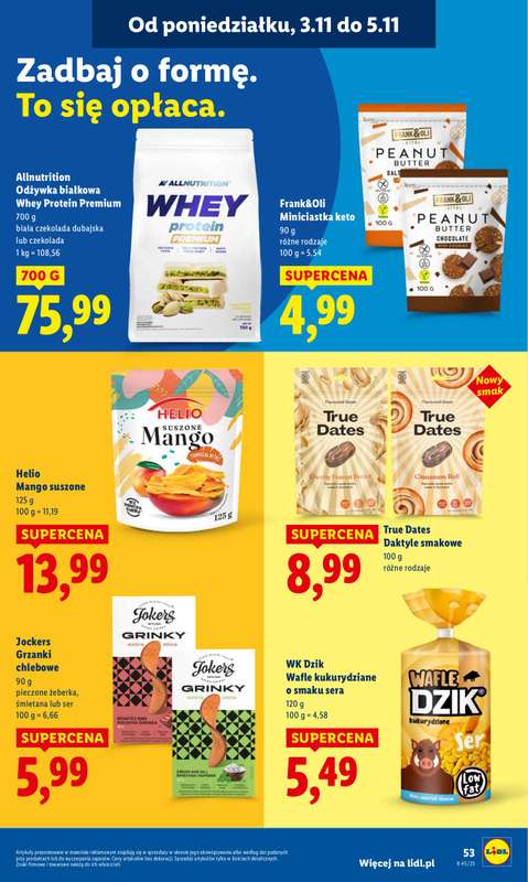 Lidl - gazetka promocyjna Oferta od poniedziałku od poniedziałku 03.11 do środy 05.11 - strona 55