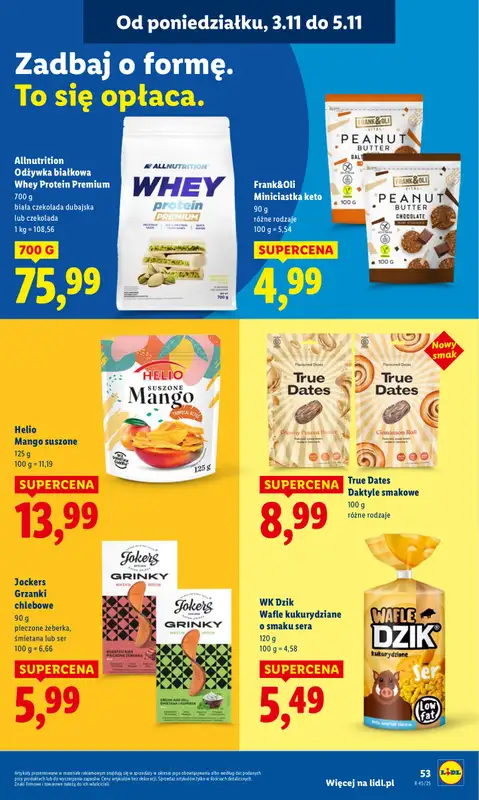 Lidl - gazetka promocyjna Oferta od poniedziałku od poniedziałku 03.11 do środy 05.11 - strona 55