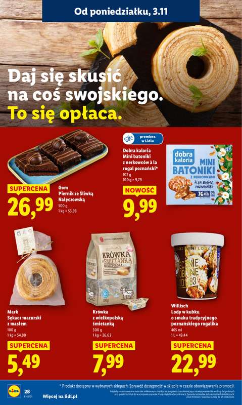 Lidl - gazetka promocyjna Oferta od poniedziałku od poniedziałku 03.11 do środy 05.11 - strona 30