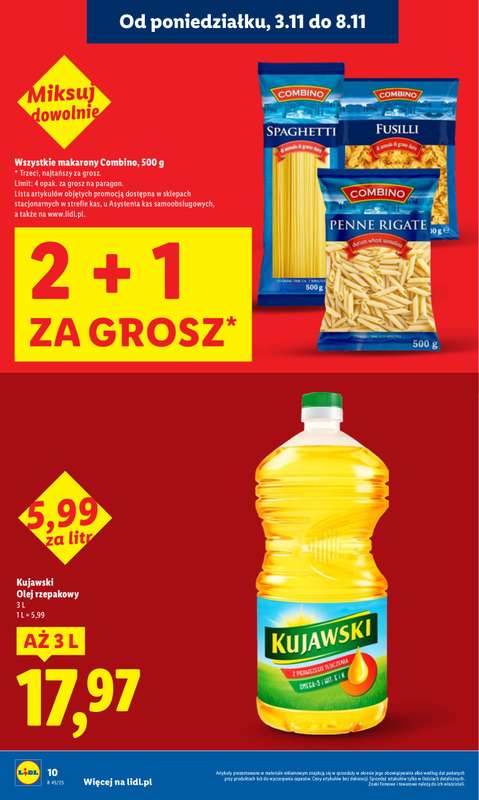 Lidl - gazetka promocyjna Oferta od poniedziałku od poniedziałku 03.11 do środy 05.11 - strona 10