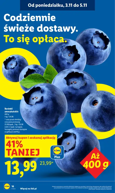 Lidl - gazetka promocyjna Oferta od poniedziałku od poniedziałku 03.11 do środy 05.11 - strona 18