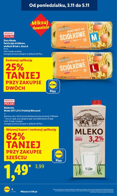 Lidl - gazetka promocyjna Oferta od poniedziałku od poniedziałku 03.11 do środy 05.11 - strona 6