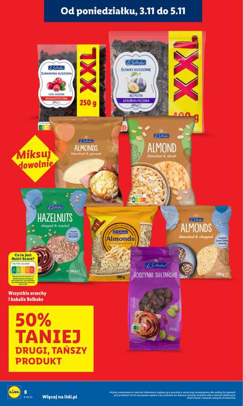 Lidl - gazetka promocyjna Oferta od poniedziałku od poniedziałku 03.11 do środy 05.11 - strona 8