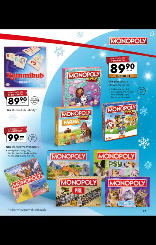 Biedronka - gazetka promocyjna Katalog Kraina zabawek od poniedziałku 03.11  - strona 87