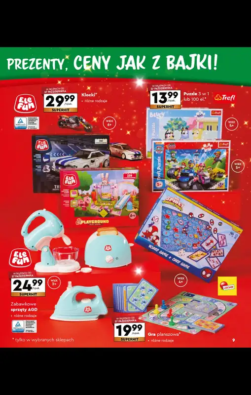 Biedronka - gazetka promocyjna Katalog Kraina zabawek od poniedziałku 03.11  - strona 9