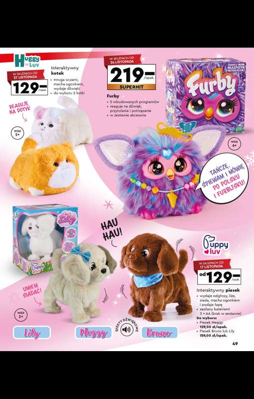 Biedronka - gazetka promocyjna Katalog Kraina zabawek od poniedziałku 03.11  - strona 49