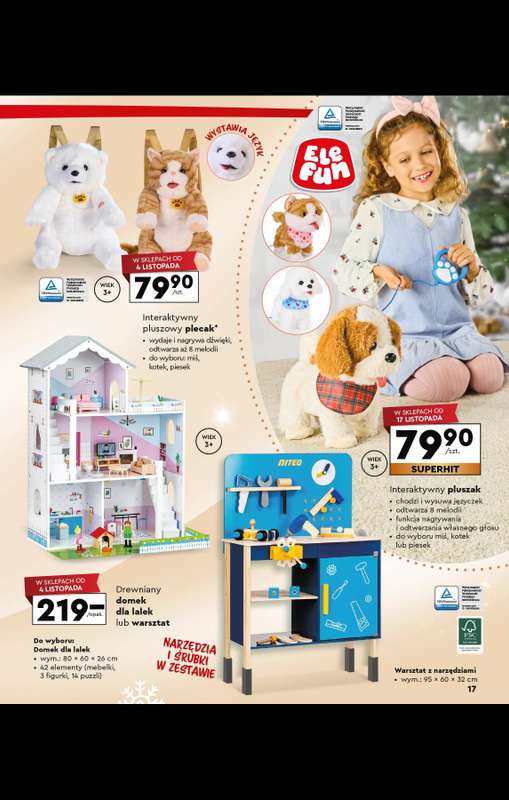 Biedronka - gazetka promocyjna Katalog Kraina zabawek od poniedziałku 03.11  - strona 17