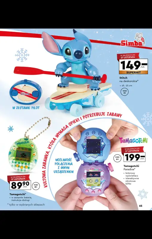 Biedronka - gazetka promocyjna Katalog Kraina zabawek od poniedziałku 03.11  - strona 65