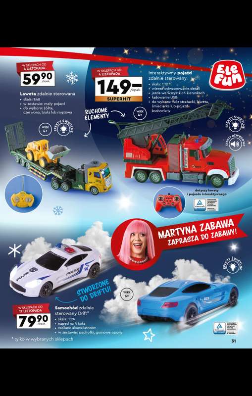 Biedronka - gazetka promocyjna Katalog Kraina zabawek od poniedziałku 03.11  - strona 31