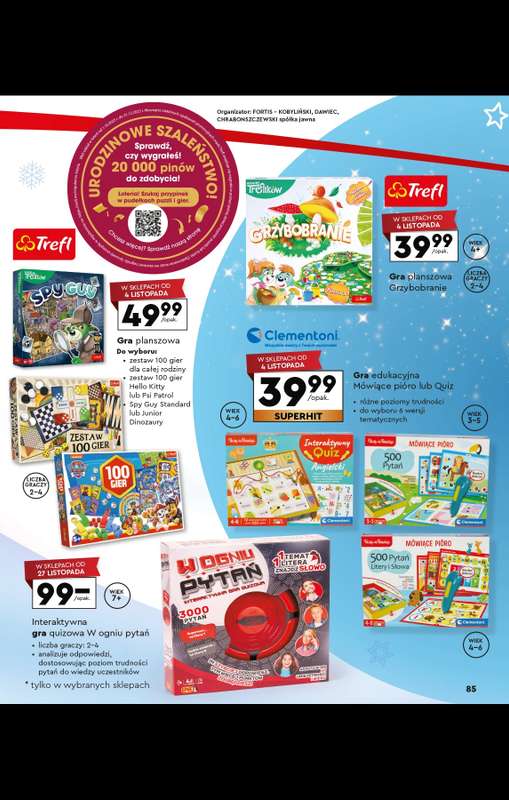 Biedronka - gazetka promocyjna Katalog Kraina zabawek od poniedziałku 03.11  - strona 85