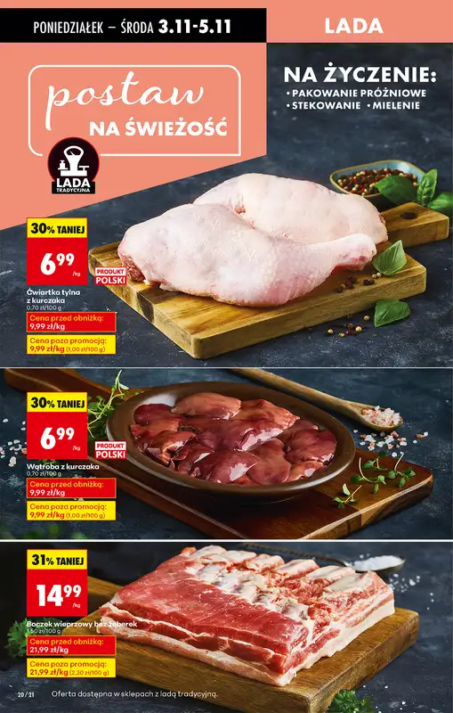 Biedronka - gazetka promocyjna Od poniedziałku, Z ladą tradycyjną od poniedziałku 03.11 do niedzieli 09.11 - strona 24